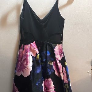 Floral homecoming dress